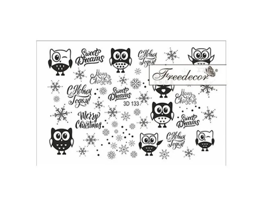 

Набор, Freedecor, 3D-слайдер №133b, 2 шт., Черный
