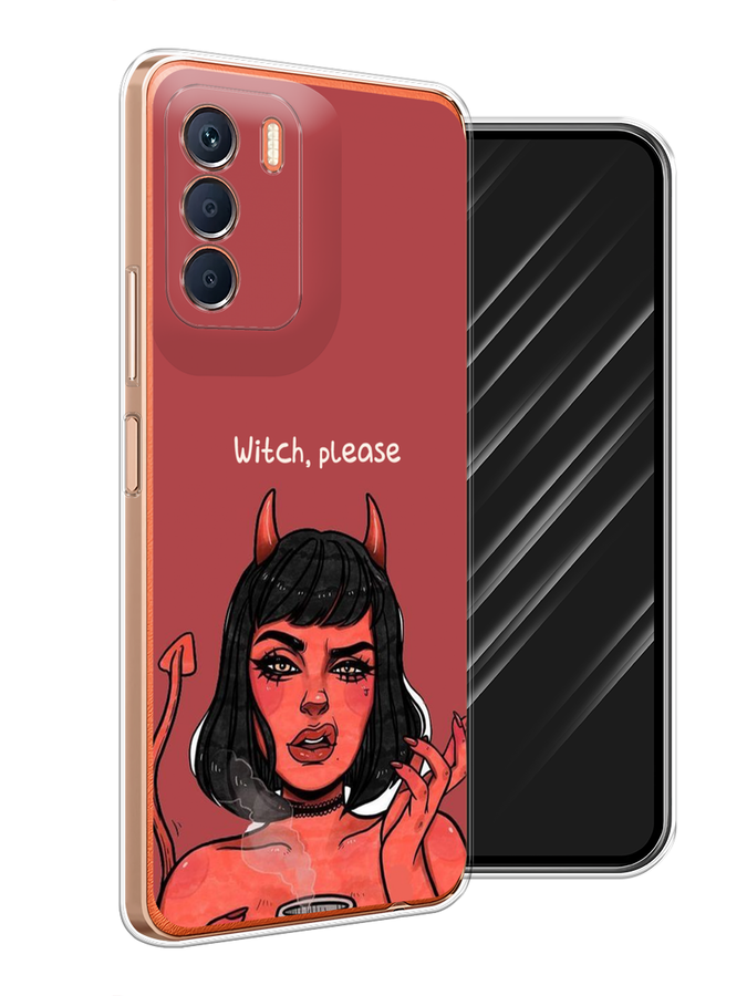 

Чехол Awog на Infinix Zero 5G 2023 "Evil Girl", Бордовый;черный, 3104450-6