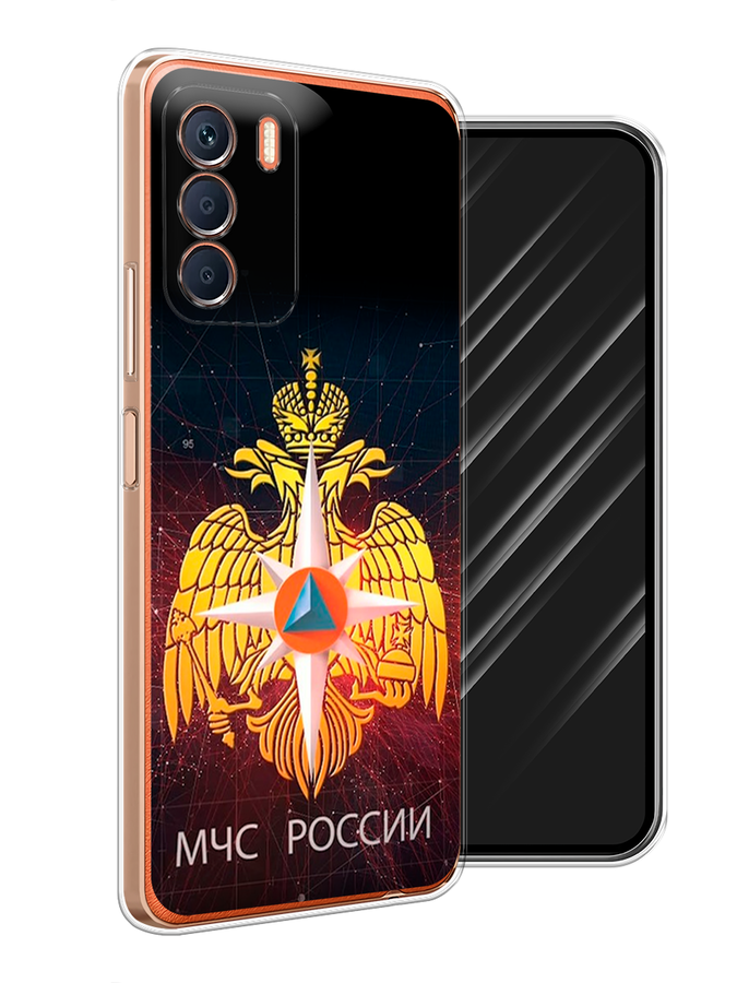 

Чехол Awog на Infinix Zero 5G 2023 "МЧС России", Черный;желтый;красный, 3104450-5