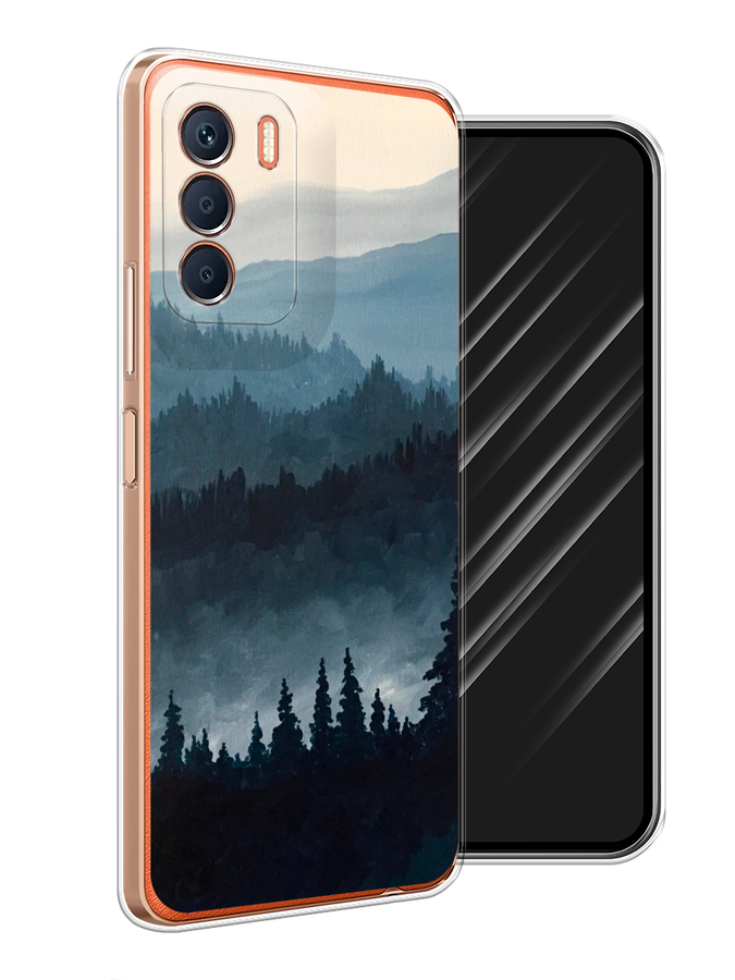 

Чехол Awog на Infinix Zero 5G 2023 "Туманные горы", Бежевый;серый;черный, 3104450-4