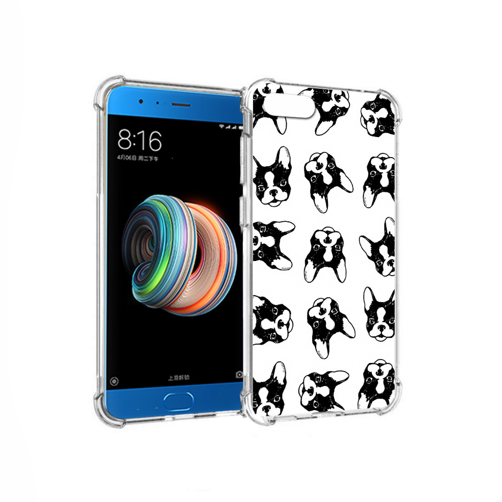 

Чехол MyPads Tocco для Xiaomi Mi Note 3 черно белые собачки (PT99401.307.683), Прозрачный, Tocco