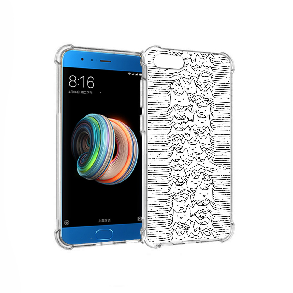 

Чехол MyPads Tocco для Xiaomi Mi Note 3 черно белые коты 3D (PT99401.307.682), Прозрачный, Tocco
