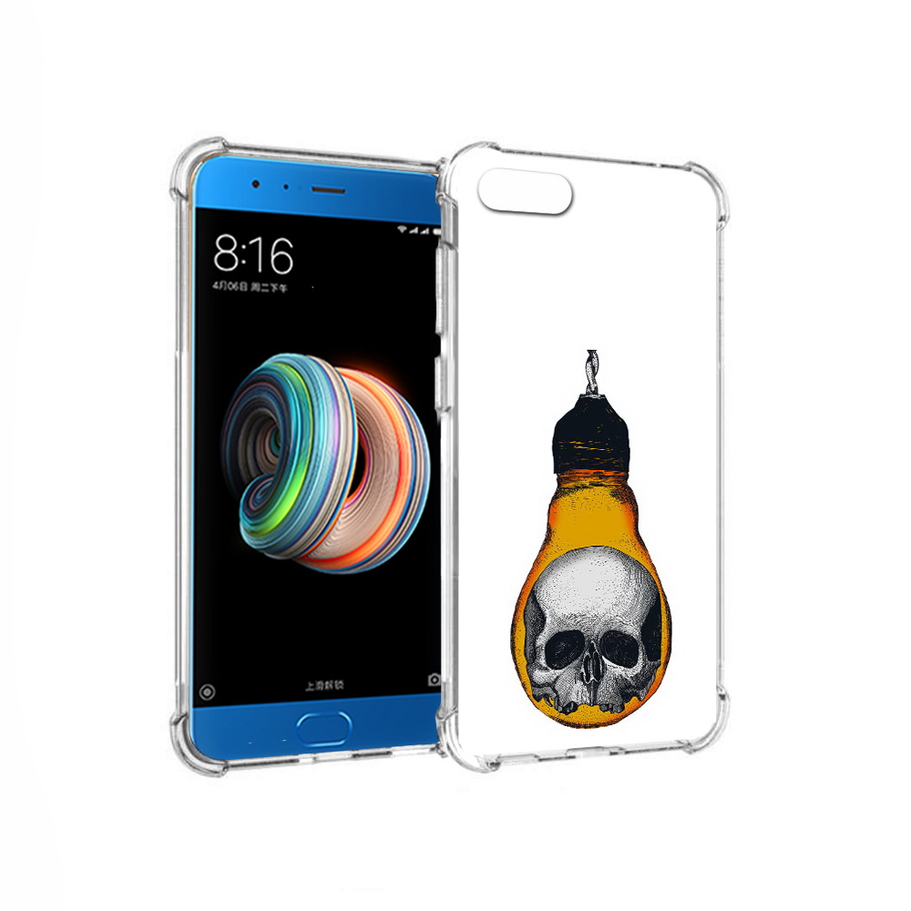 Чехол MyPads Tocco для Xiaomi Mi Note 3 череп в лампочке (PT99401.307.676)
