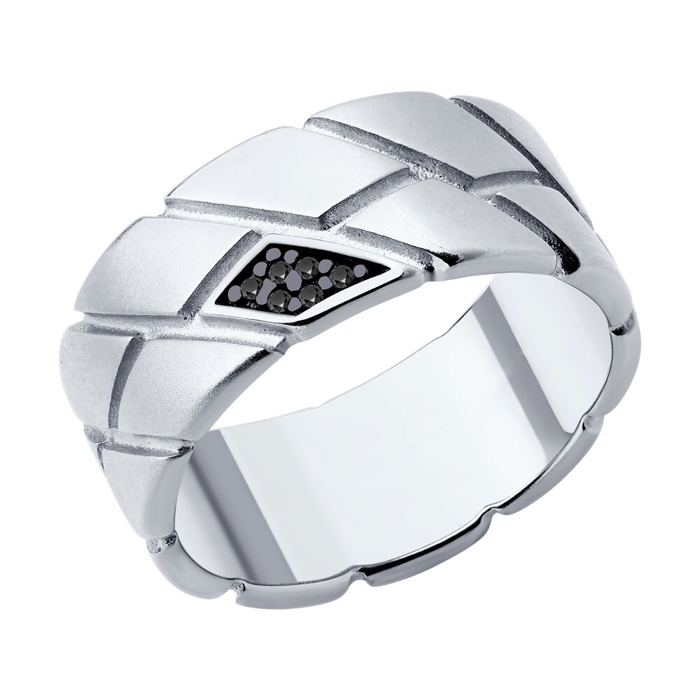

Кольцо из серебра р.  Diamant 94-110-02157-1, фианит, 94-110-02157-1