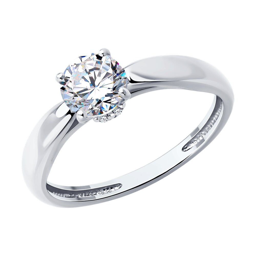 

Кольцо из серебра р. 18 Diamant 94-110-02133-1, фианит, 94-110-02133-1