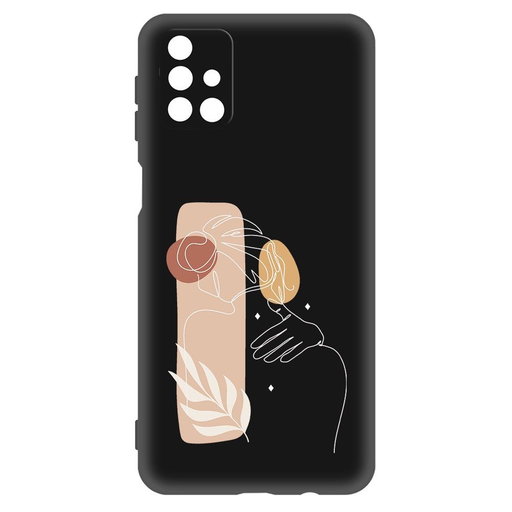 

Чехол-накладка Krutoff Soft Case Нежность для Samsung Galaxy M51 (M515) черный