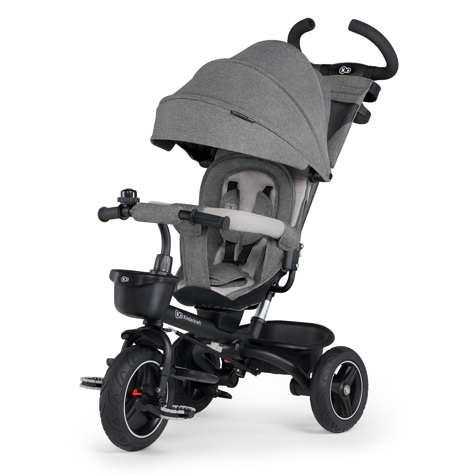 фото Велосипед kinderkraft складной spinstep platinum grey krspst00gry0000