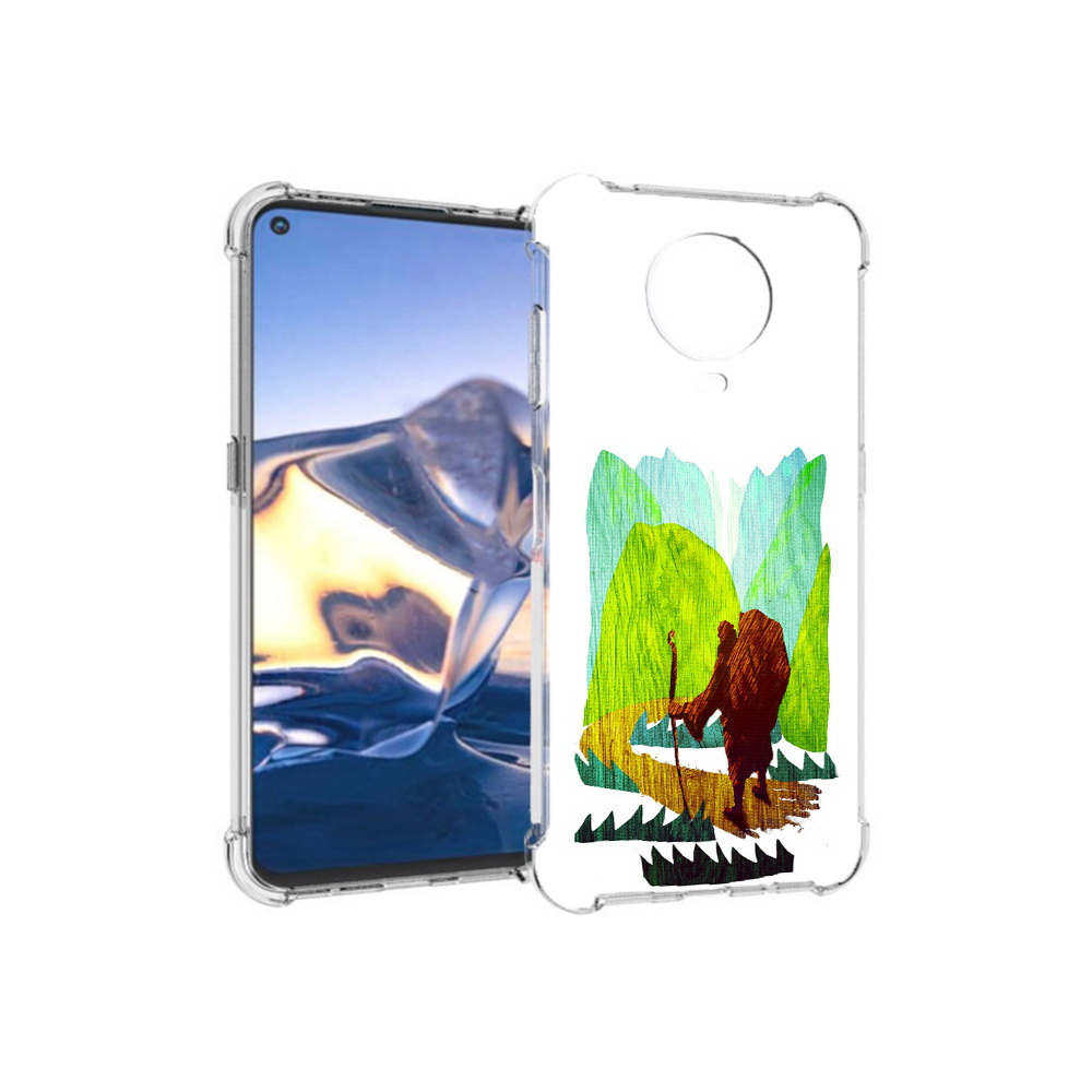 

Чехол MyPads Tocco для Nokia G10 Лесная тропа (PT171673.98.106), Tocco