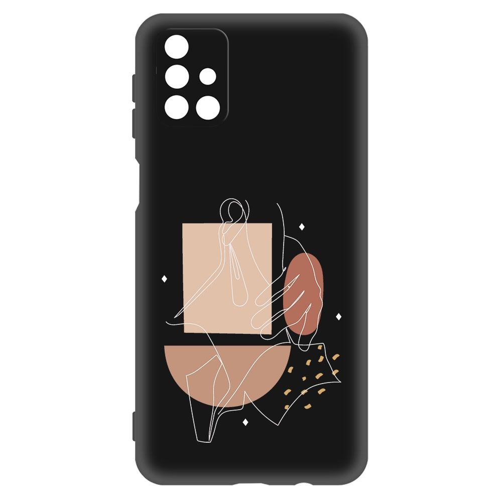 

Чехол-накладка Krutoff Soft Case Изящность для Samsung Galaxy M51 (M515) черный