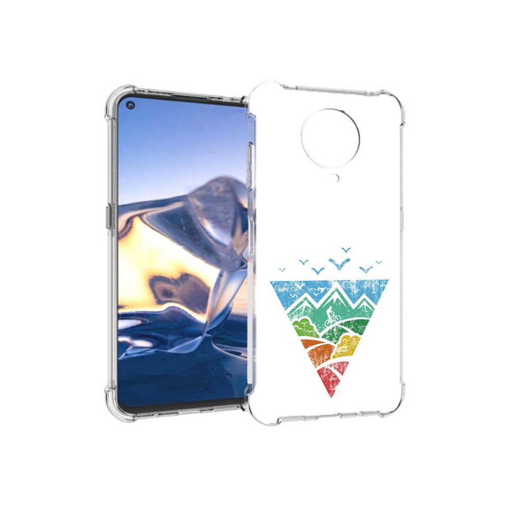 

Чехол MyPads Tocco для Nokia G10 Лес земля море чайки (PT171673.98.105), Tocco
