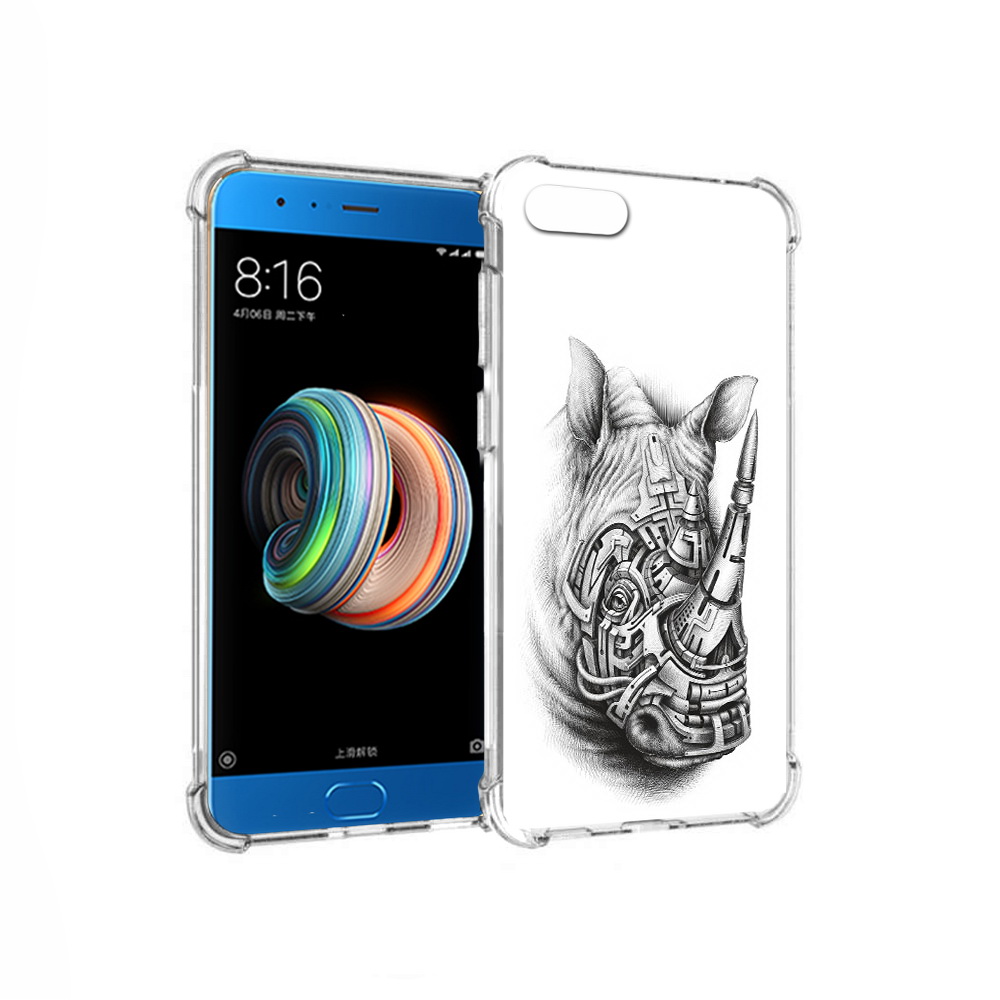 

Чехол MyPads Tocco для Xiaomi Mi Note 3 стальной носорог (PT99401.307.620), Прозрачный, Tocco