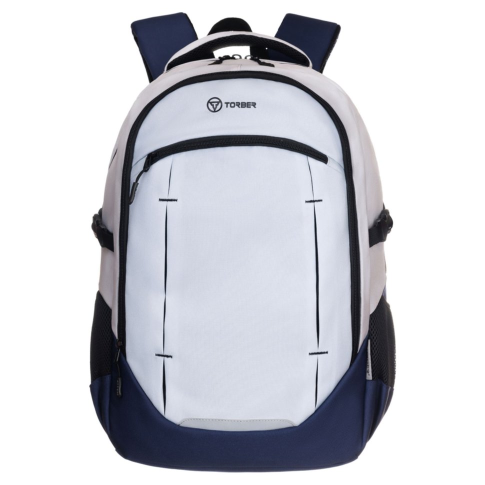 Рюкзак школьный Torber CLASS X T9355-23-Gr серо-синий