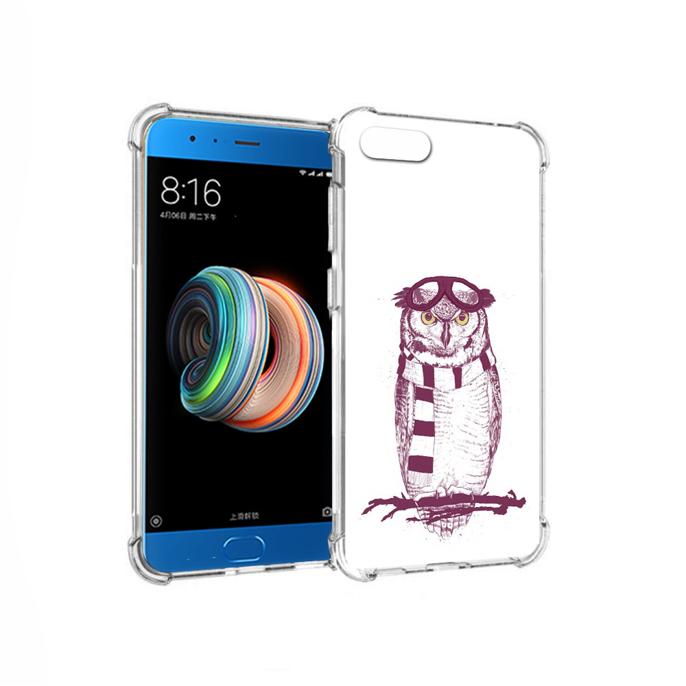 

Чехол MyPads Tocco для Xiaomi Mi Note 3 сова-летчик (PT99401.307.612), Прозрачный, Tocco