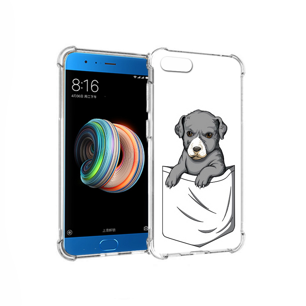 

Чехол MyPads Tocco для Xiaomi Mi Note 3 собачка в кармане (PT99401.307.611), Прозрачный, Tocco