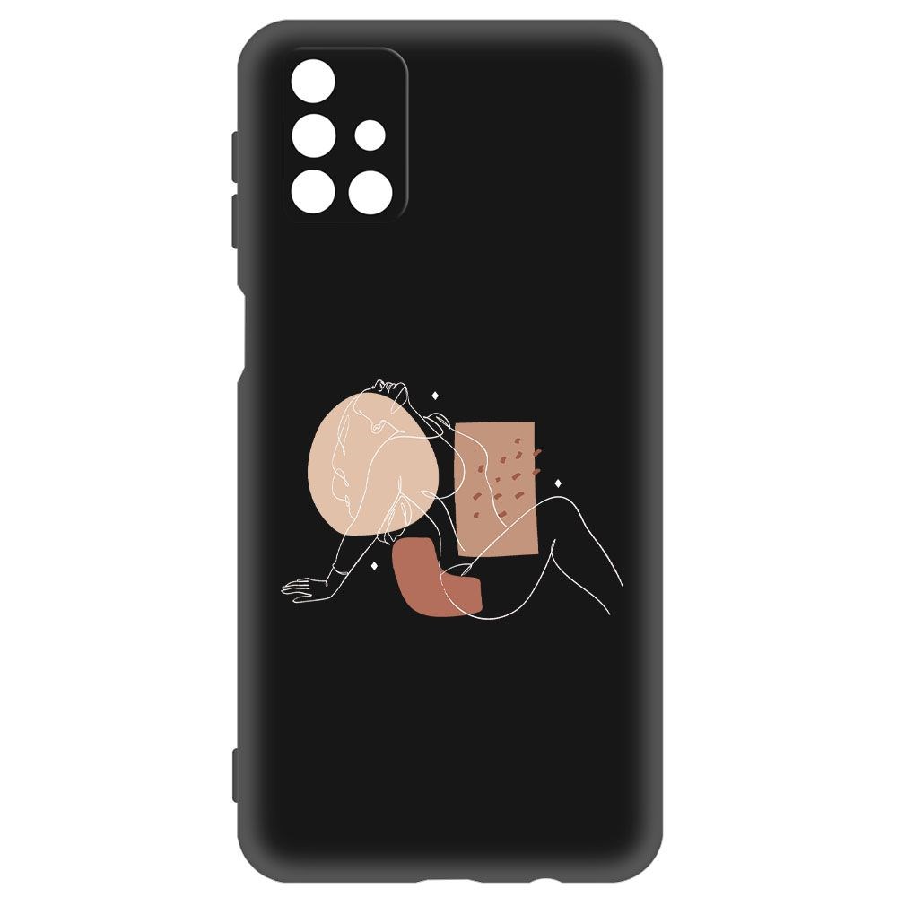 фото Чехол-накладка krutoff soft case чувственность для samsung galaxy m31s (m317) черный