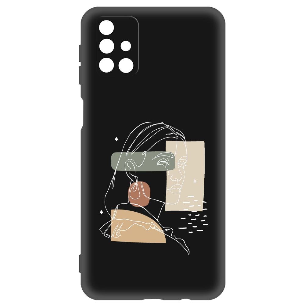 фото Чехол-накладка krutoff soft case уверенность для samsung galaxy m31s (m317) черный