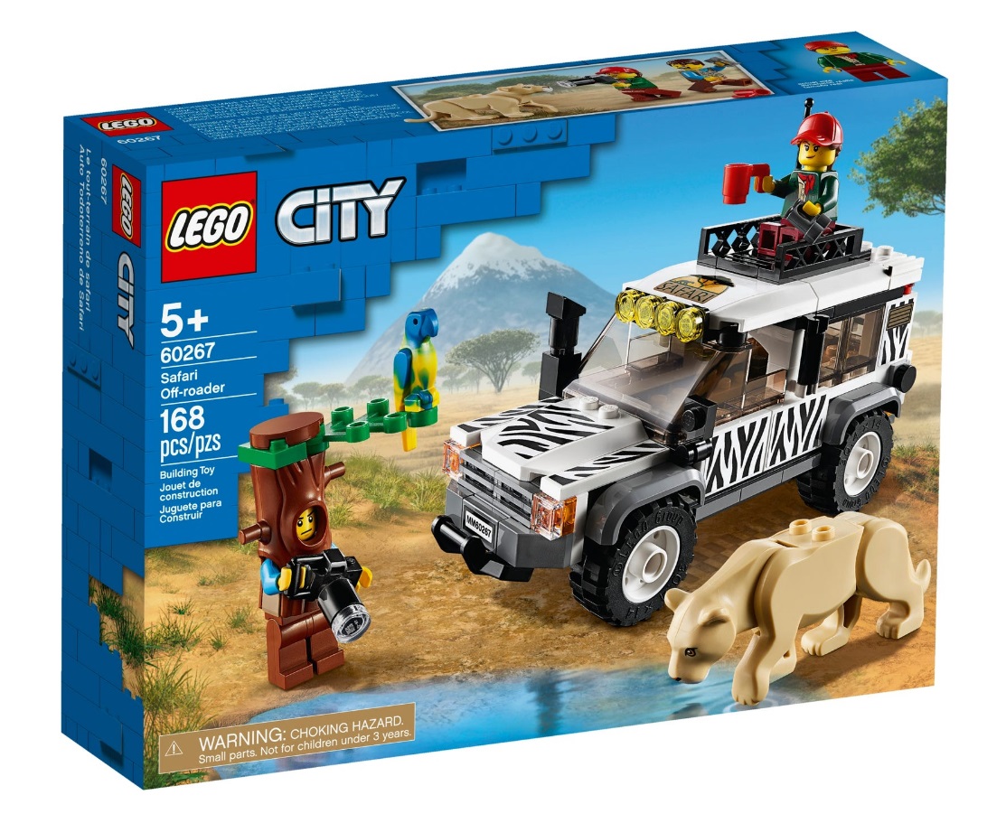Конструктор LEGO City 60267 Внедорожник для сафари конструктор lego city спасательный пожарный внедорожник 97 деталей
