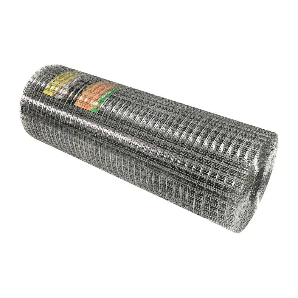 Сварная оцинкованная сетка Кордленд O 1.4 мм, ячейка 50x50 мм, 1x25 м SVA-00036