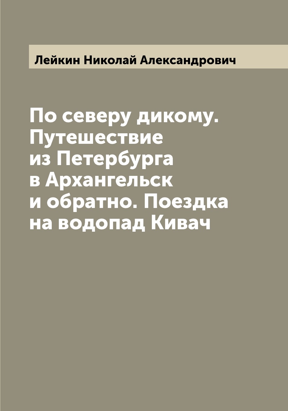 фото Книга по северу дикому. путешествие из петербурга в архангельск и обратно. поездка на в... archive publica