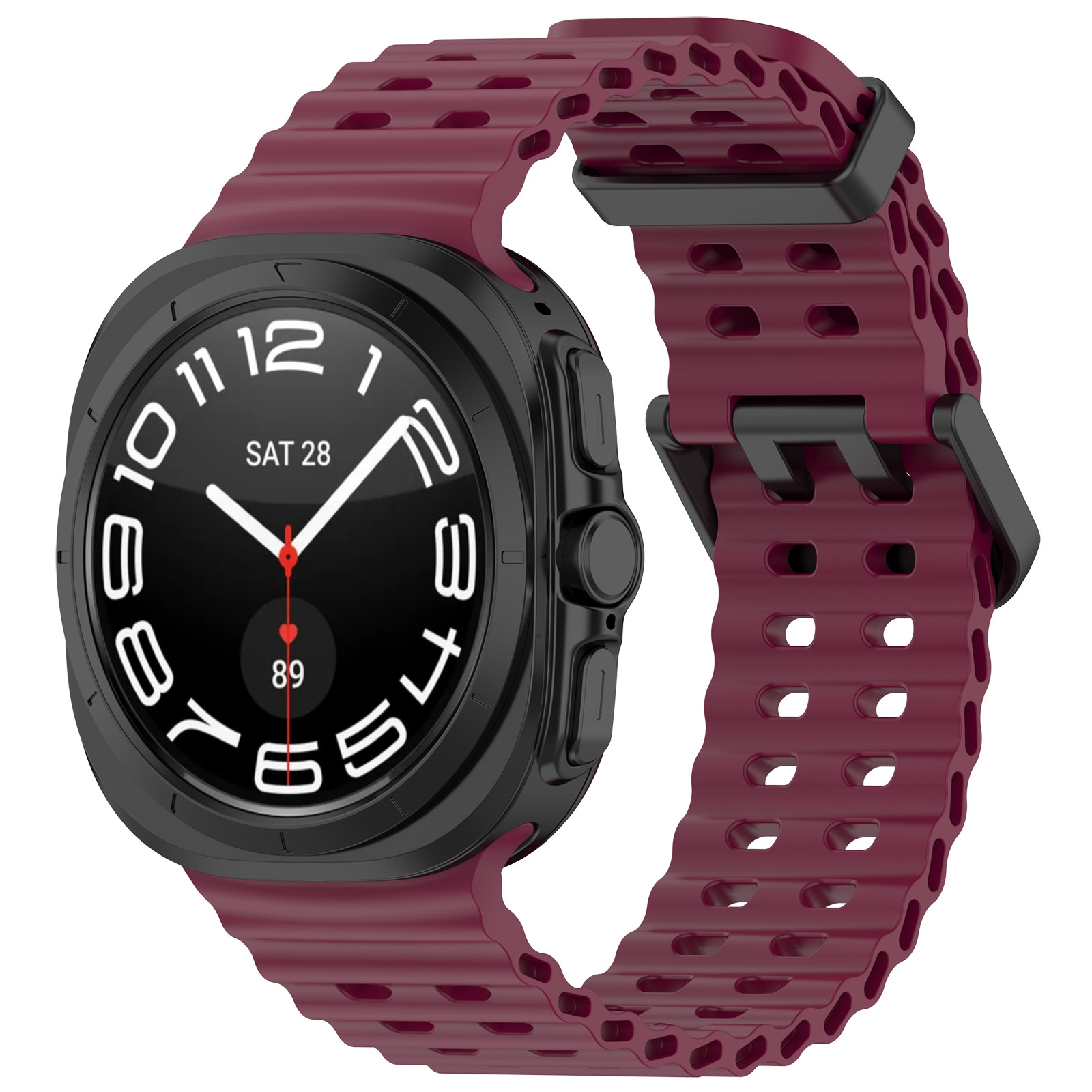 

Ремешок океанская цепь для Samsung Galaxy Watch Ultra, 47 мм, винный, Бордовый, Ремешок океанская цепь для Samsung Galaxy Watch Ultra, 47 мм
