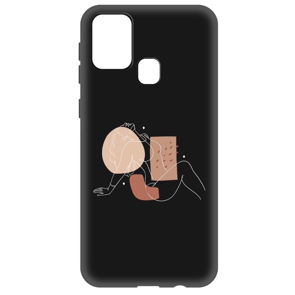 фото Чехол-накладка krutoff soft case чувственность для samsung galaxy m31 (m315) черный