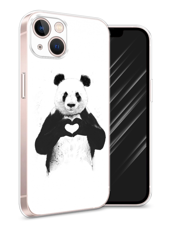 

Чехол Awog на Apple iPhone 13 / Айфон 13 "Панда love", Разноцветный, 14250-10