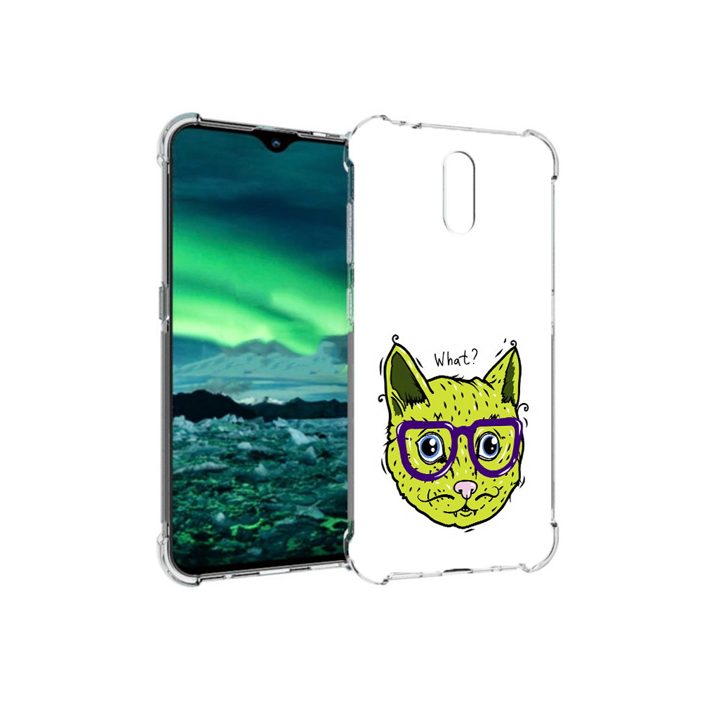 

Чехол MyPads Tocco для Nokia 2.3 Зеленый кот (PT142254.97.86), Прозрачный, Tocco