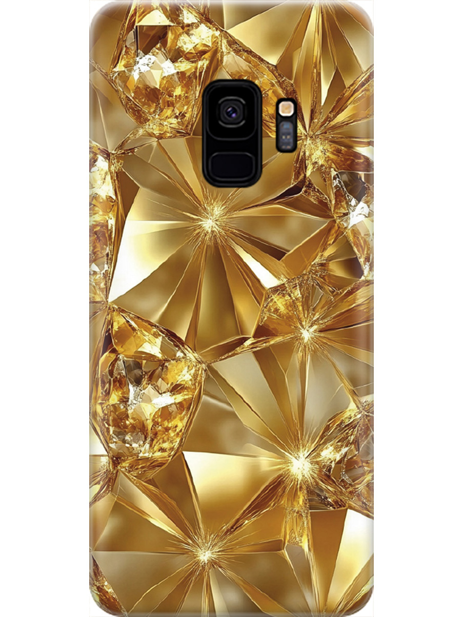

Силиконовый чехол на Samsung Galaxy S9 с принтом "Желтый сапфир", Прозрачный;золотистый, 717153832