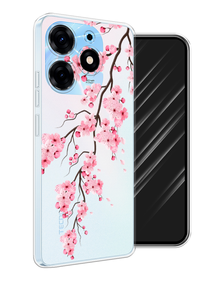 

Чехол Awog на Tecno Spark 10 Pro "Розовая сакура", Розовый;белый;коричневый, 303750-8