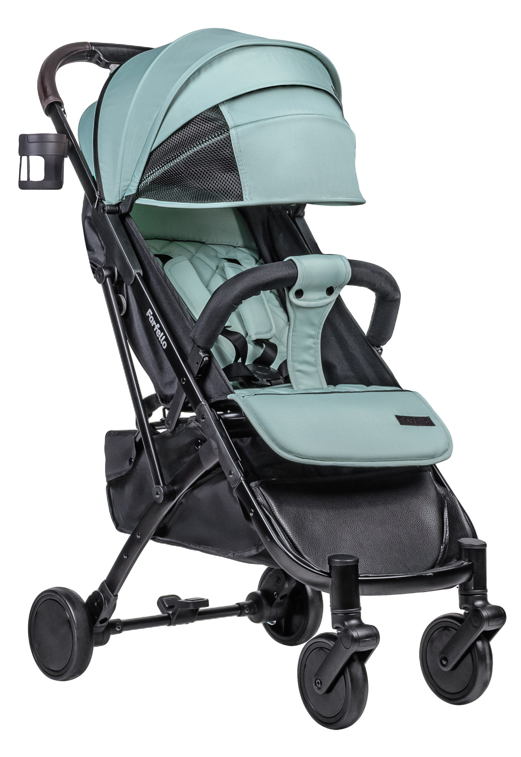 фото Коляска детская прогулочная farfello easy go comfort mint мятный