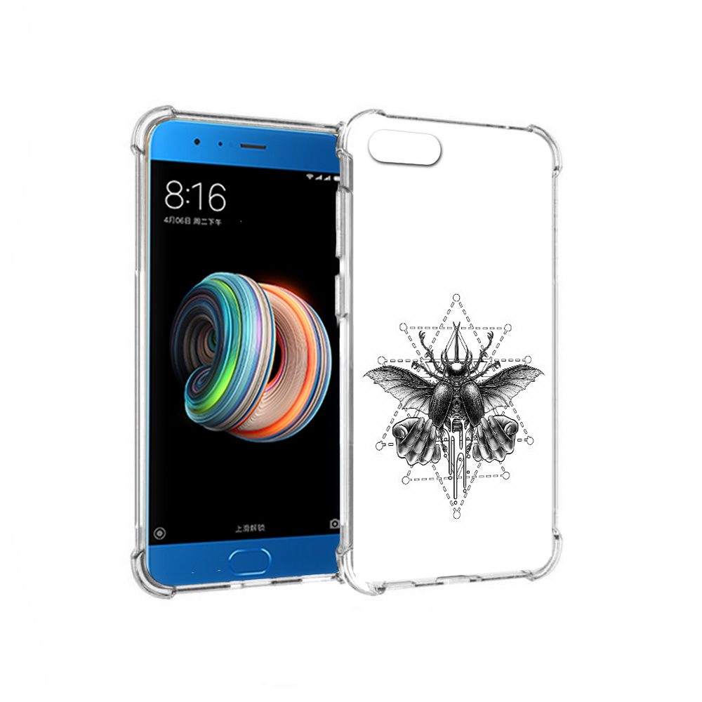 

Чехол MyPads Tocco для Xiaomi Mi Note 3 скарабей (PT99401.307.601), Прозрачный, Tocco
