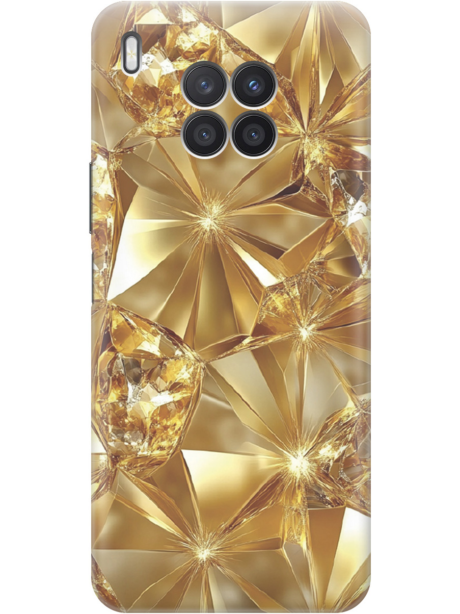 

Силиконовый чехол на Honor 50 Lite, Huawei Nova 8i с принтом "Желтый сапфир", Прозрачный;золотистый, 732493832