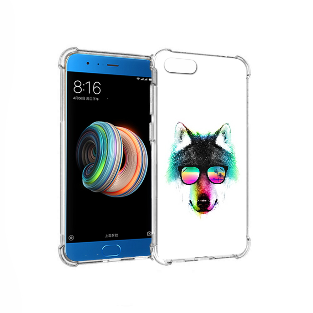 

Чехол MyPads Tocco для Xiaomi Mi Note 3 радужный волк (PT99401.307.567), Прозрачный, Tocco