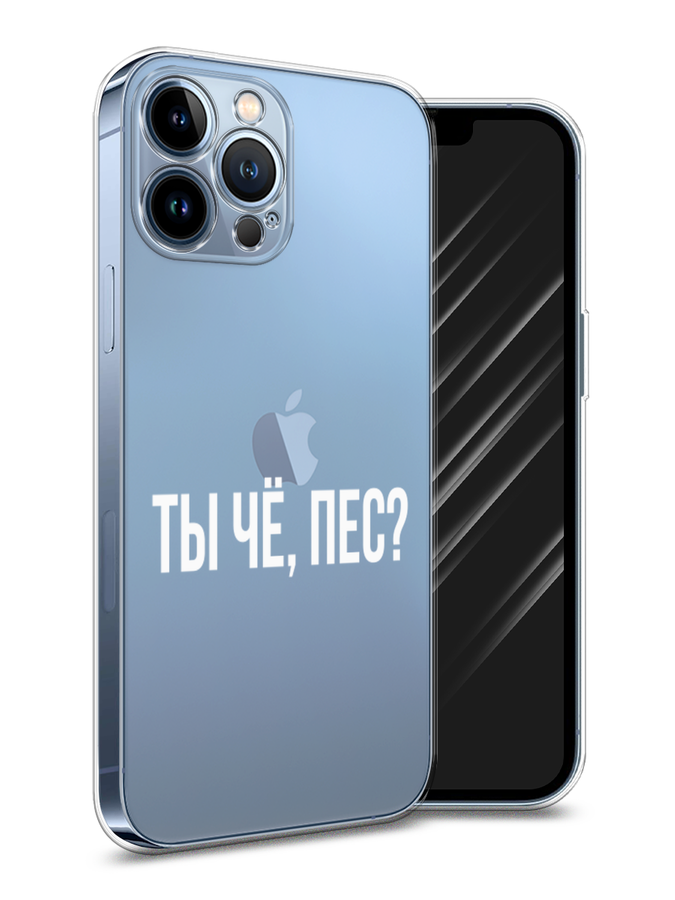 

Чехол Awog на Apple iPhone 13 Pro Max / Айфон 13 Pro Max "Ты чё, пес", Разноцветный, 14450-6