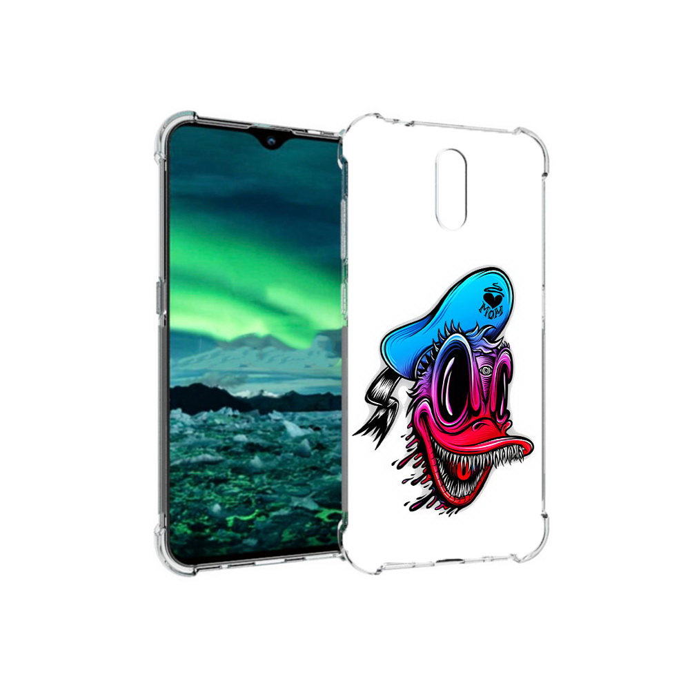 

Чехол MyPads Tocco для Nokia 2.3 Дональд (PT142254.97.71), Прозрачный, Tocco