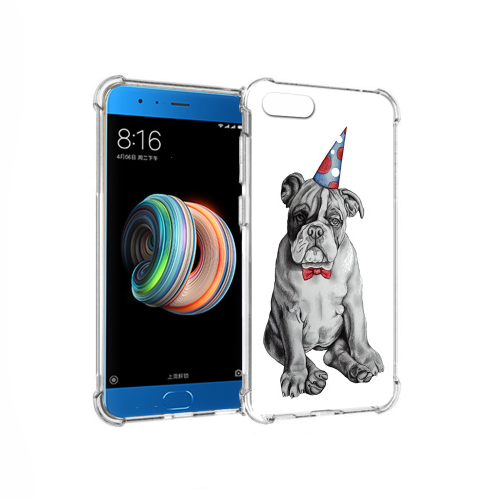 

Чехол MyPads Tocco для Xiaomi Mi Note 3 праздничный щенок (PT99401.307.554), Прозрачный, Tocco