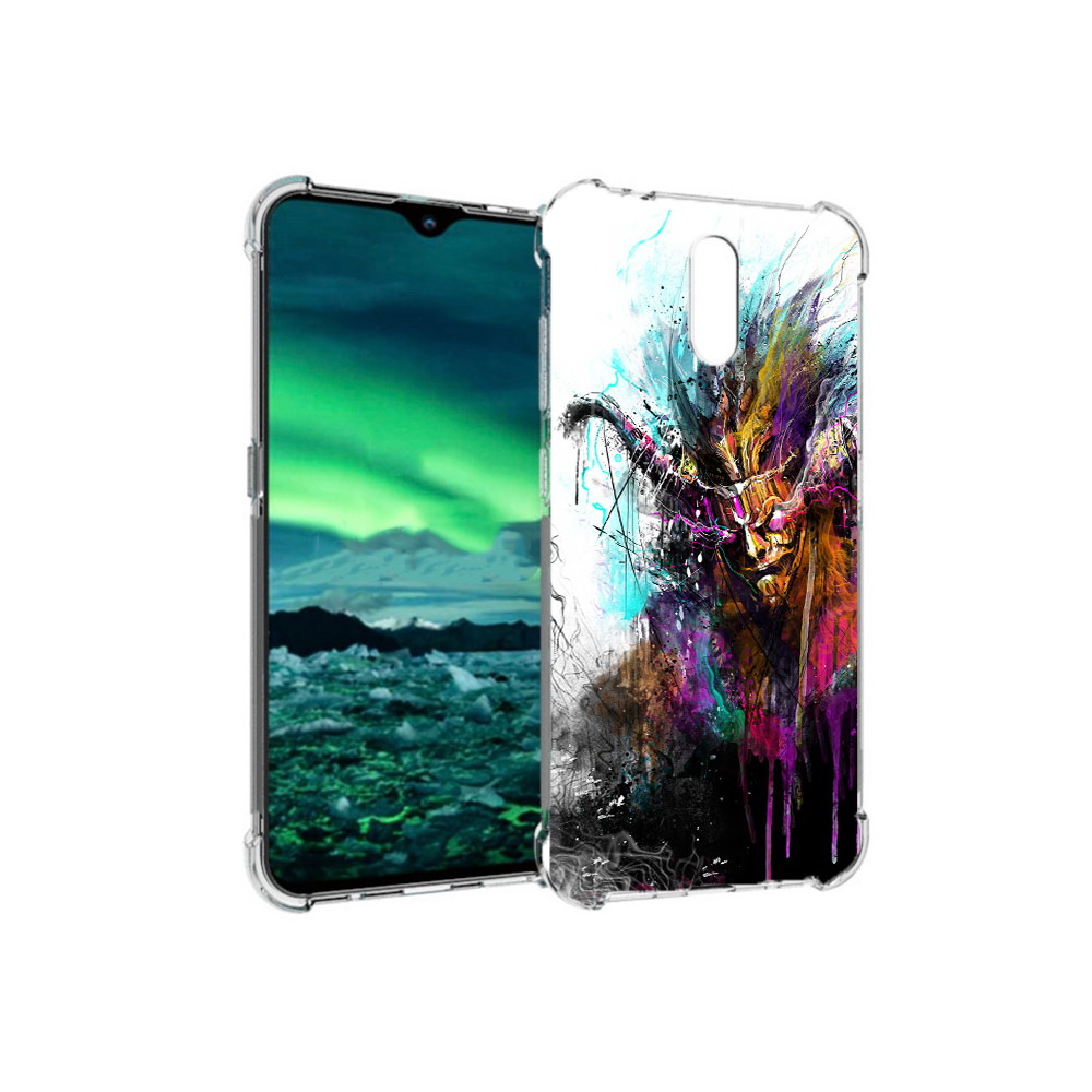 

Чехол MyPads Tocco для Nokia 2.3 яркий дьявол (PT142254.97.709), Прозрачный, Tocco