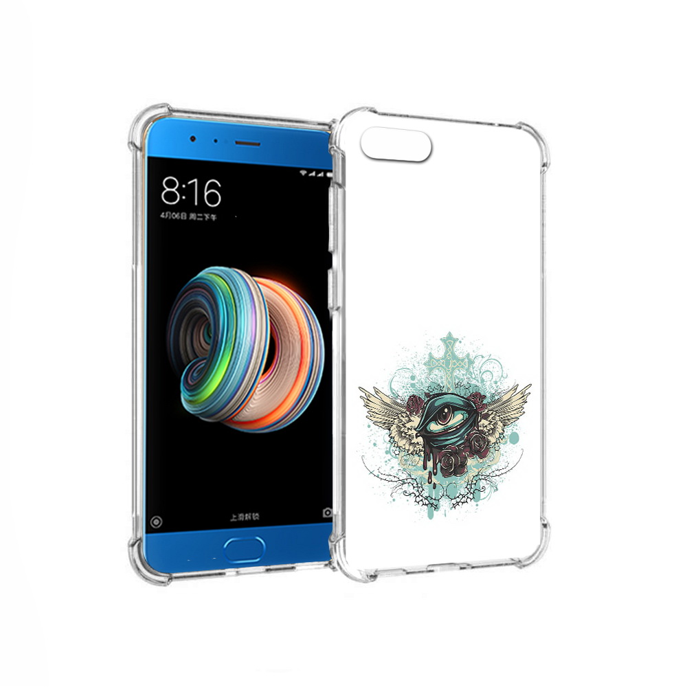 

Чехол MyPads Tocco для Xiaomi Mi Note 3 плачущий глаз с крыльями (PT99401.307.544), Прозрачный, Tocco