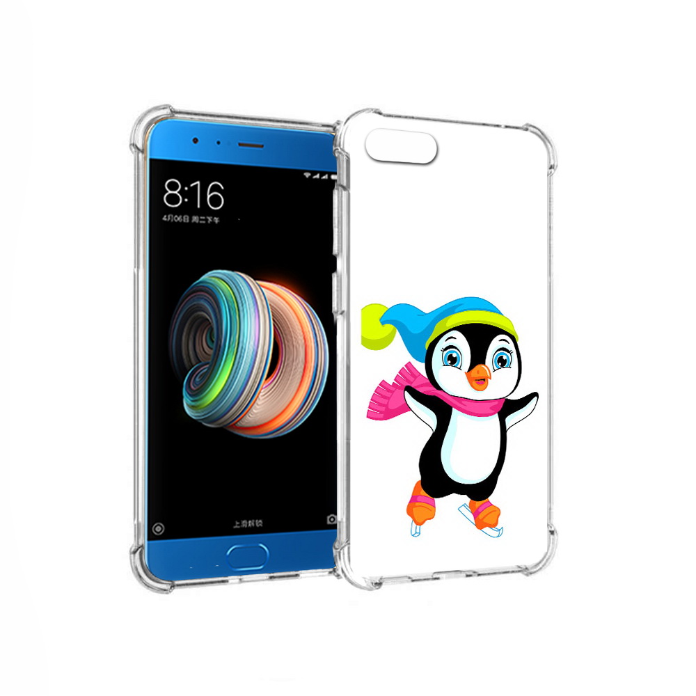 

Чехол MyPads Tocco для Xiaomi Mi Note 3 пингвин на коньках (PT99401.307.540), Прозрачный, Tocco