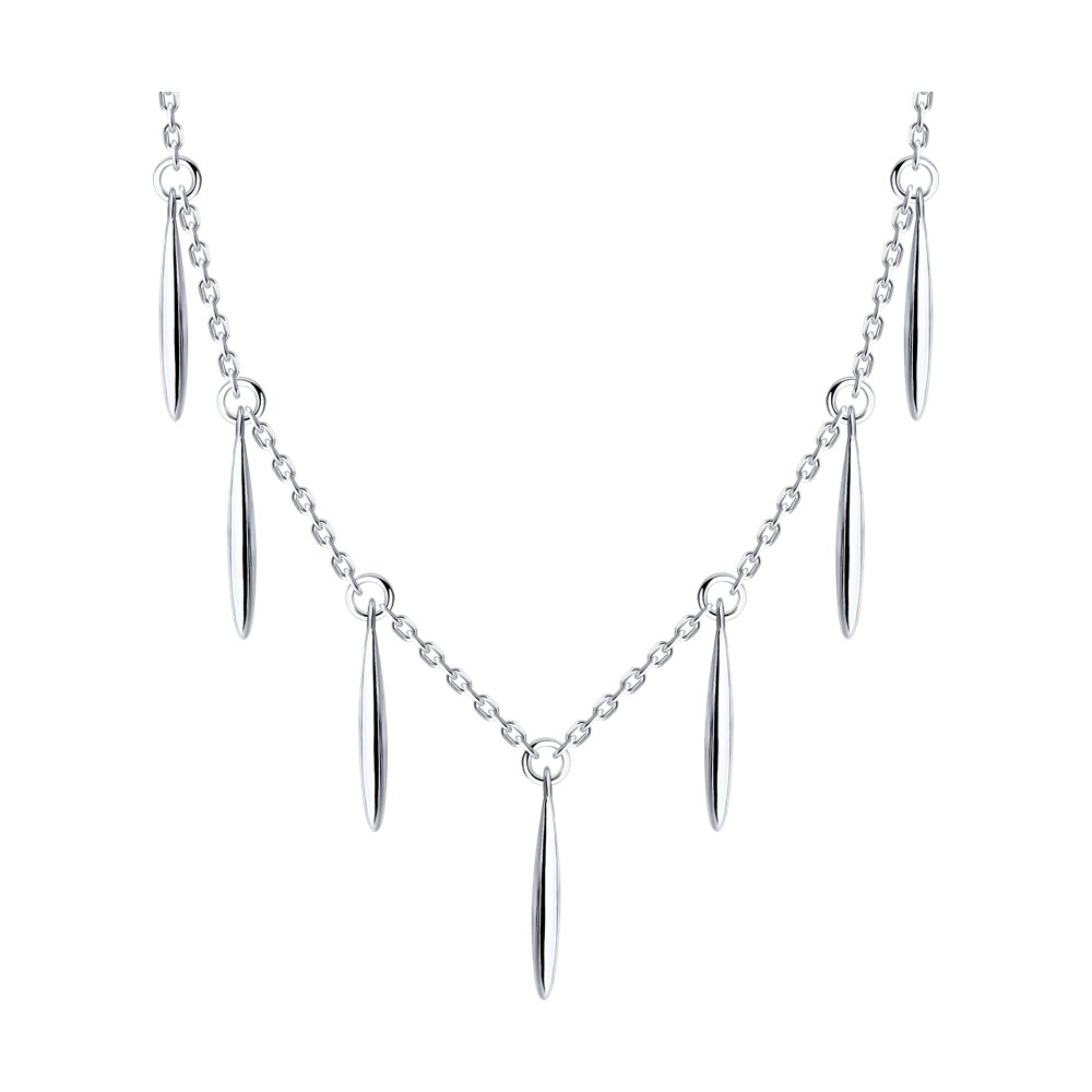 

Колье из серебра 40-45 см SOKOLOV 94071073, 94071073