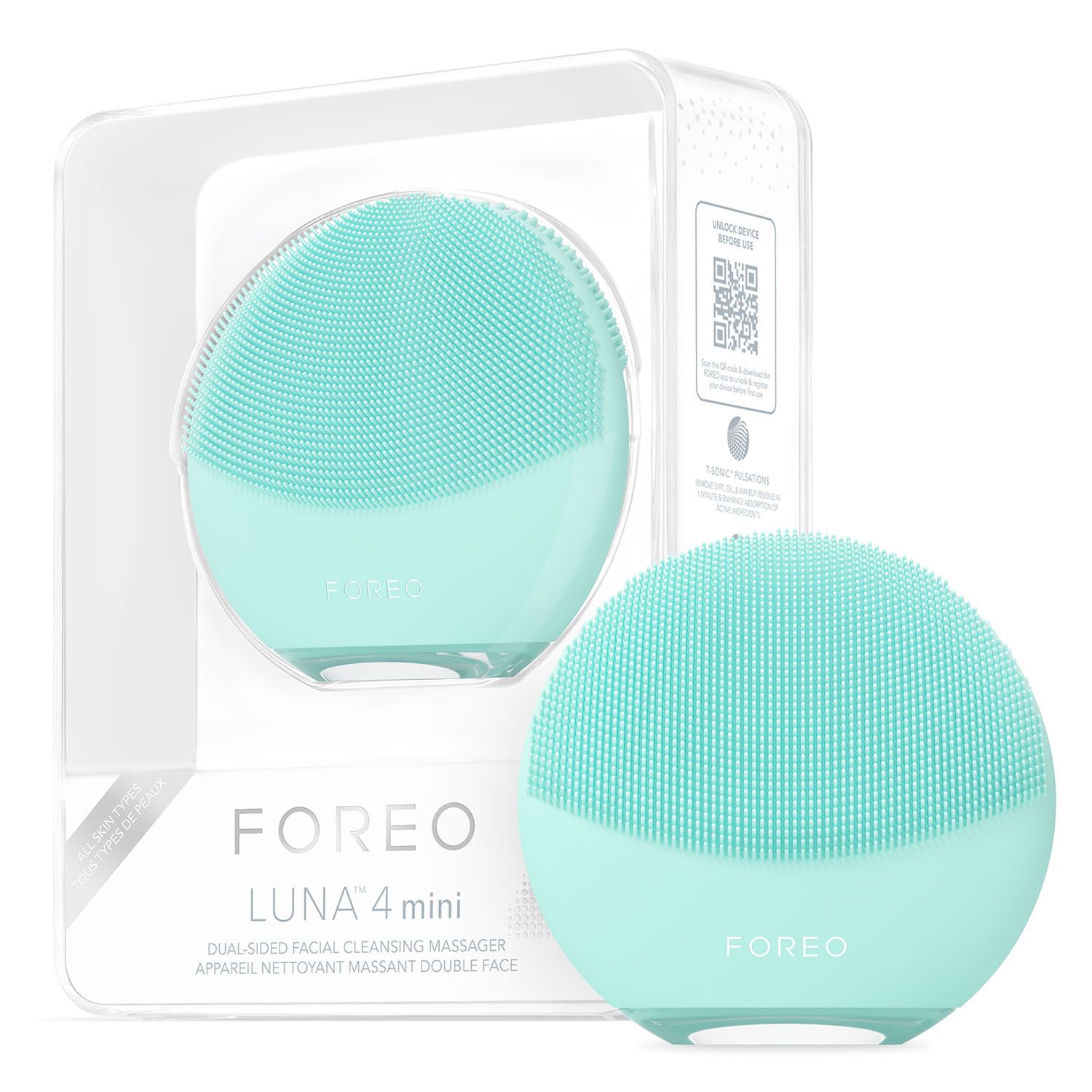 

Щетка для умывания Foreo luna 4 mini Arctic Blue, Голубой, luna 4 mini