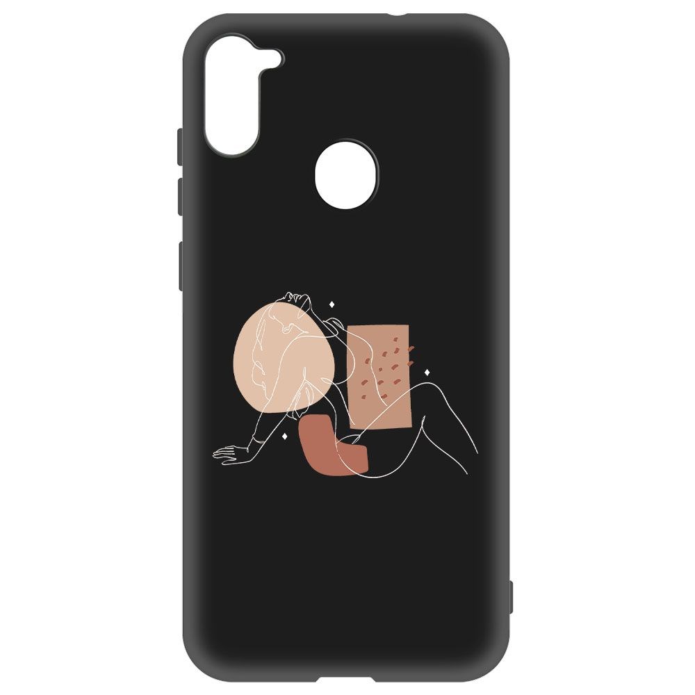 

Чехол-накладка Krutoff Soft Case Чувственность для Samsung Galaxy A11 (A115) черный