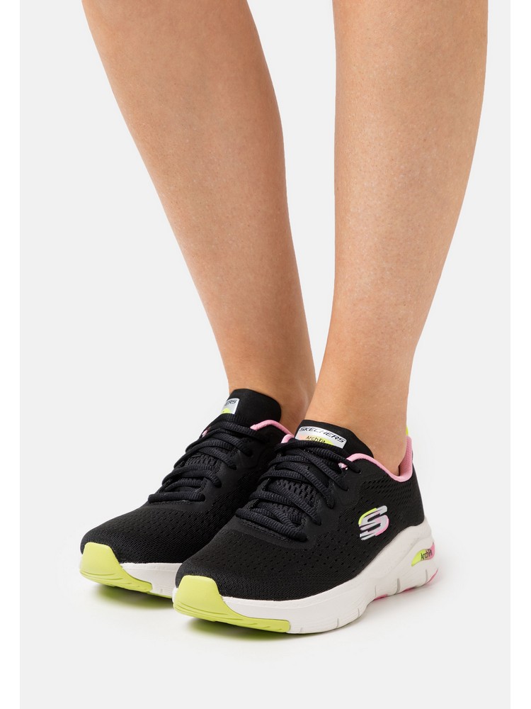 

Кроссовки женские Skechers SK211A0DM черные 40 EU, Черный, SK211A0DM