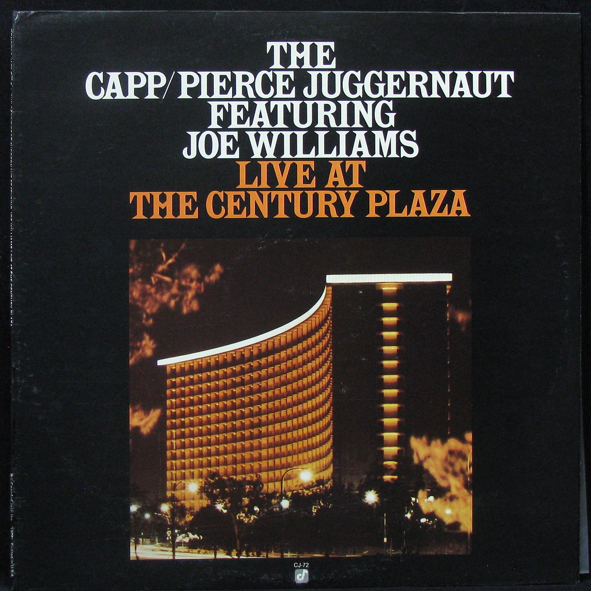 

LP Capp/Pierce Juggernaut / Joe Williams - Live At The Century Plaza Concord Jazz (307516)