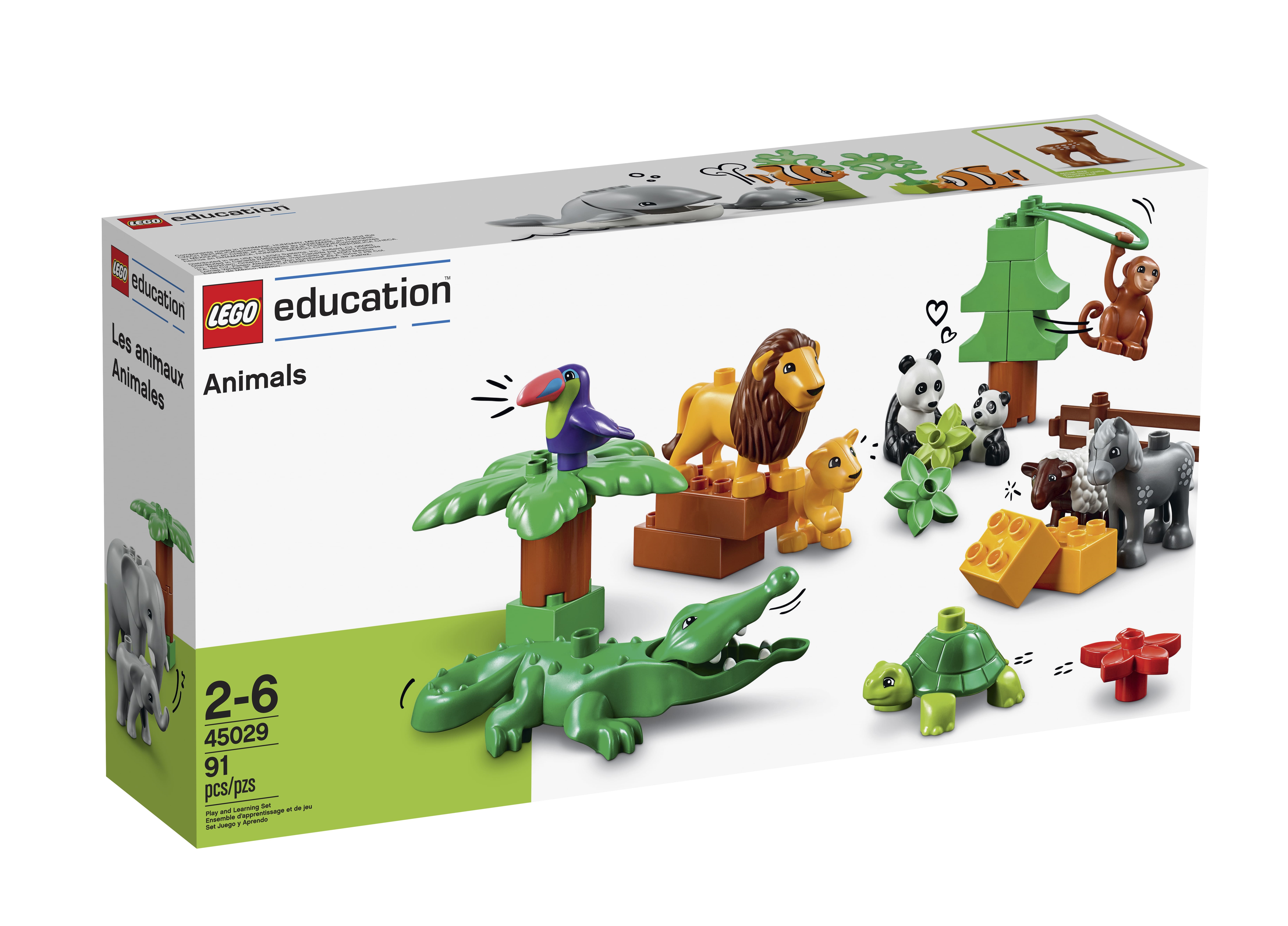 фото Конструктор lego education 45029 набор животные