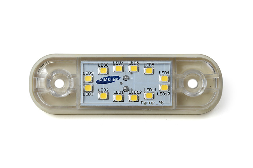 

Габарит светодиодный MINI Samsung 12 LED Белый (12-24V)