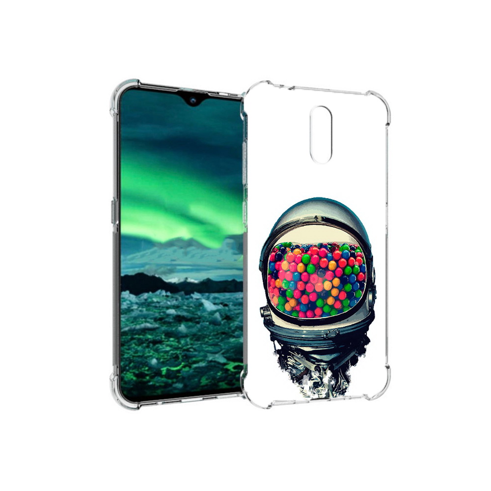 

Чехол MyPads Tocco для Nokia 2.3 шлем космонавта (PT142254.97.700), Прозрачный, Tocco