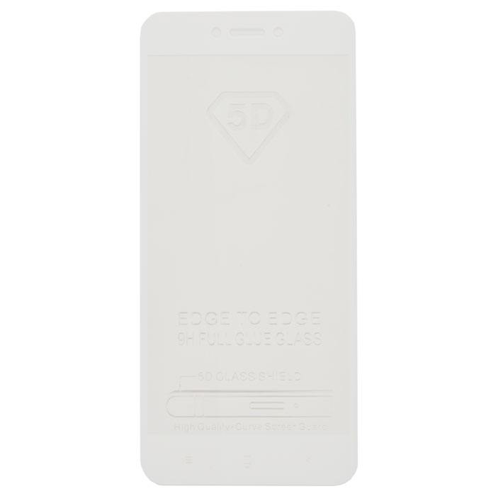

Защитное стекло RocknParts c рамкой 3D/5D/9D для Xiaomi Redmi 5A, белый