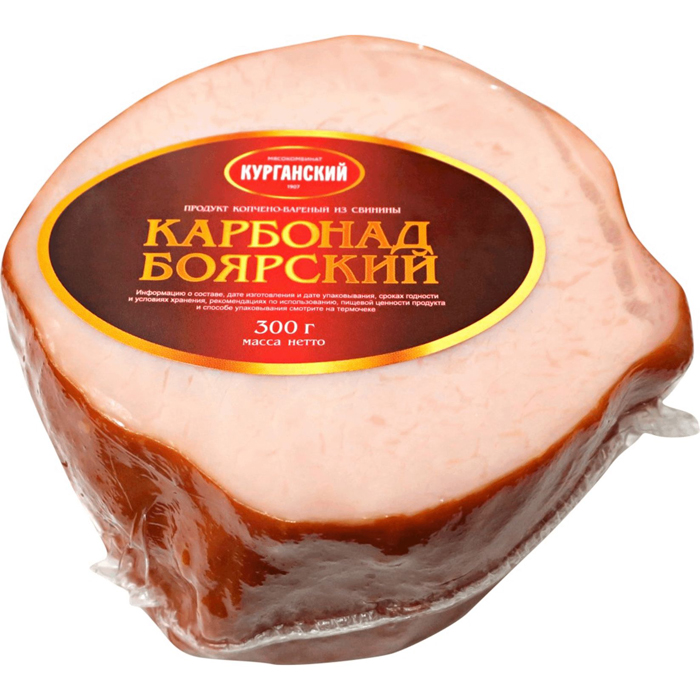 

Карбонад варено-копченый Курганский стандарт боярский