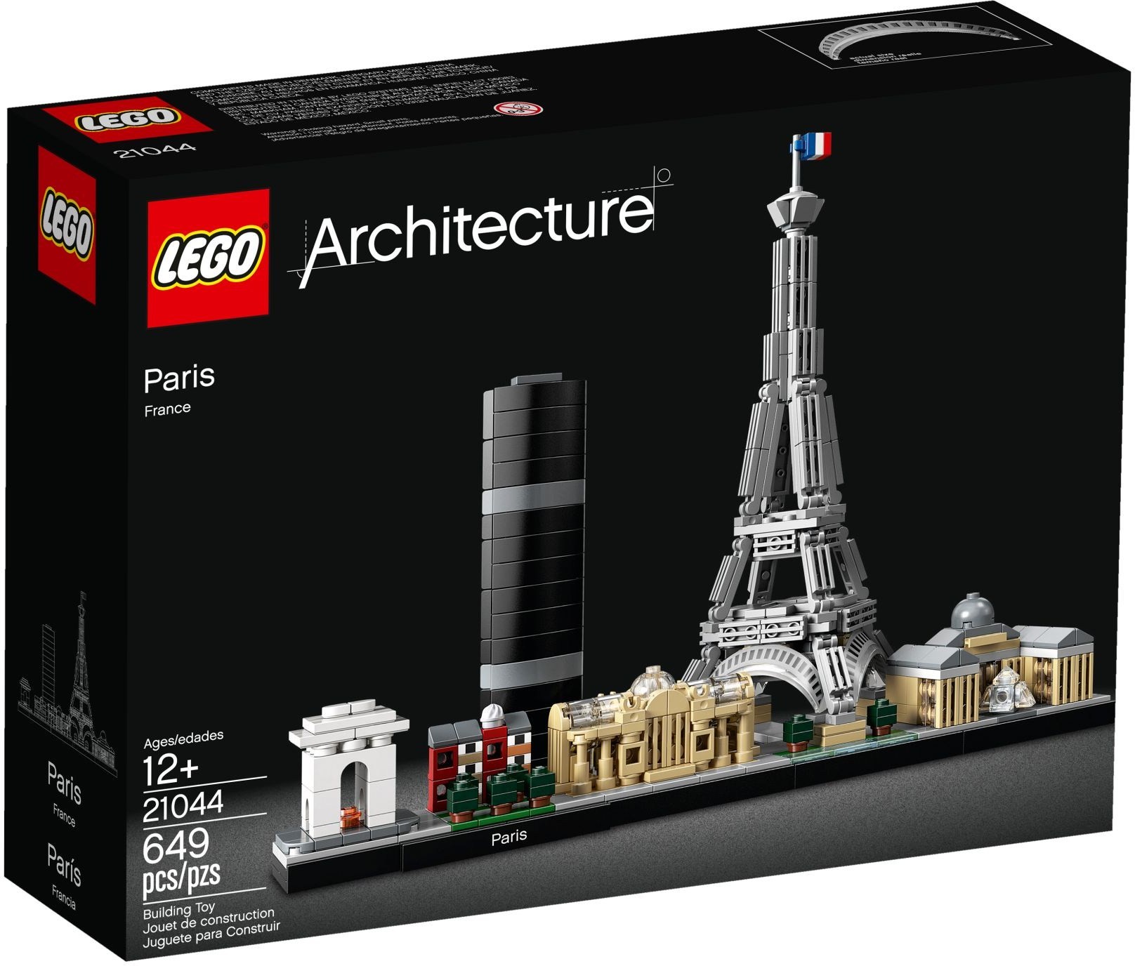 Конструктор LEGO Architecture 21044 Париж конструктор lego пластина 1 x 2 белый 50 шт 302301